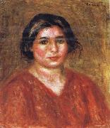 Pierre Renoir Gabrielle in a Red Blouse oil painting artist